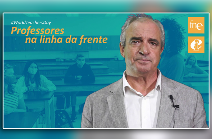 João Dias da Silva no Dia Mundial do Professor: 